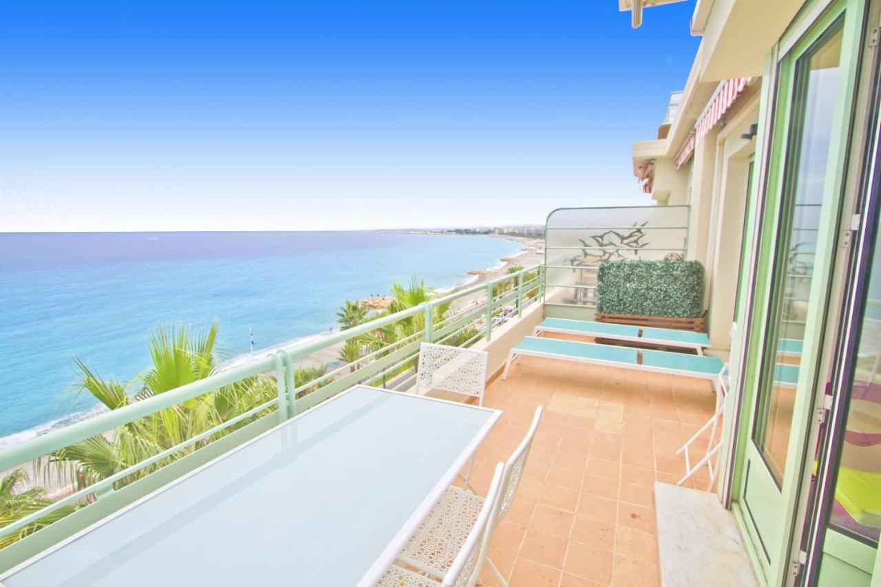 Top Floor Miramar Sea Front Appartamento Nizza Esterno foto