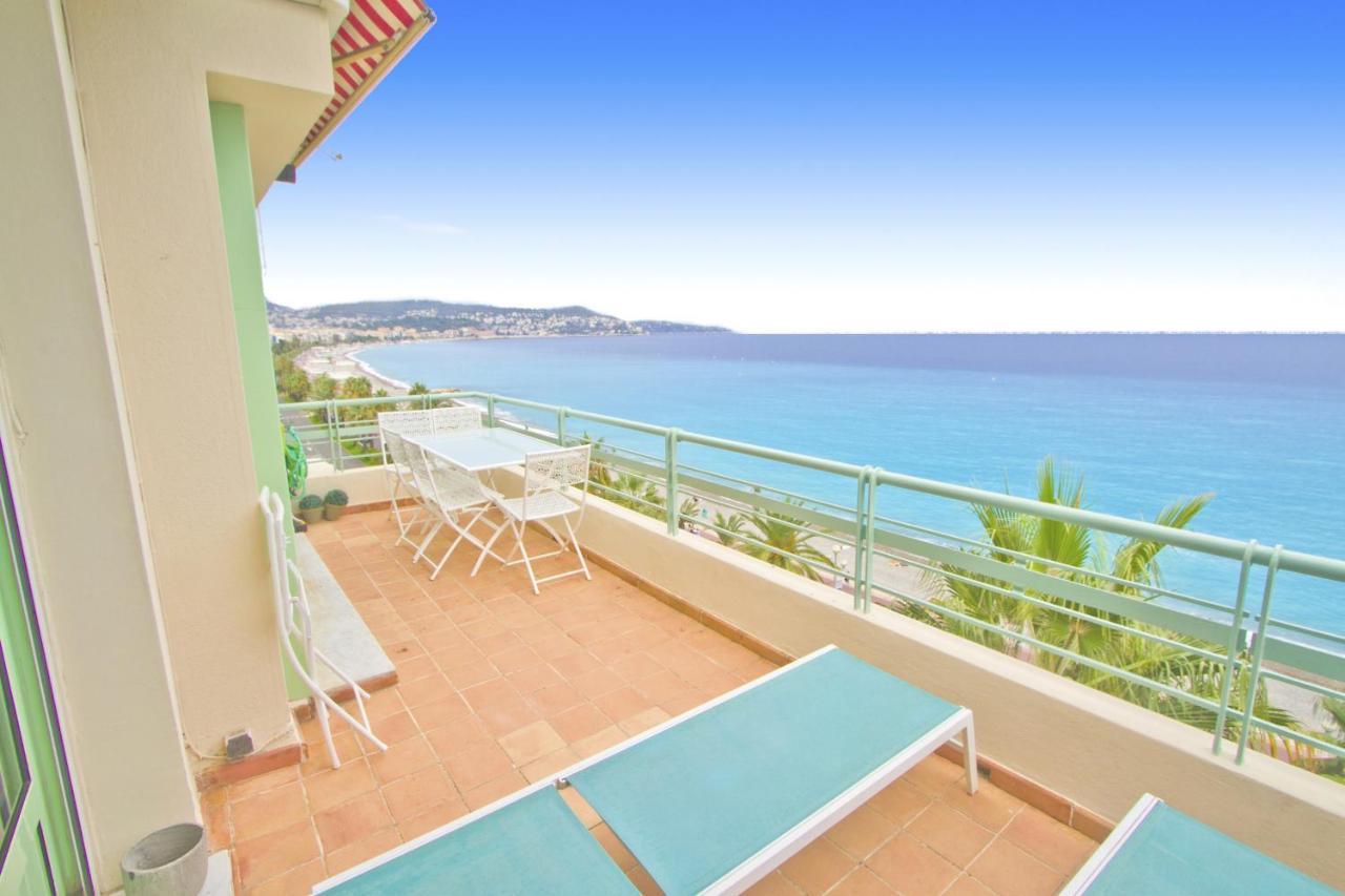 Top Floor Miramar Sea Front Appartamento Nizza Esterno foto